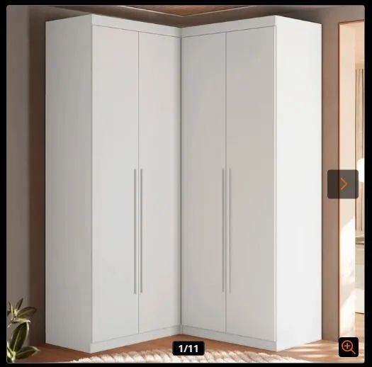 Guarda-Roupa em L muito espaçoso