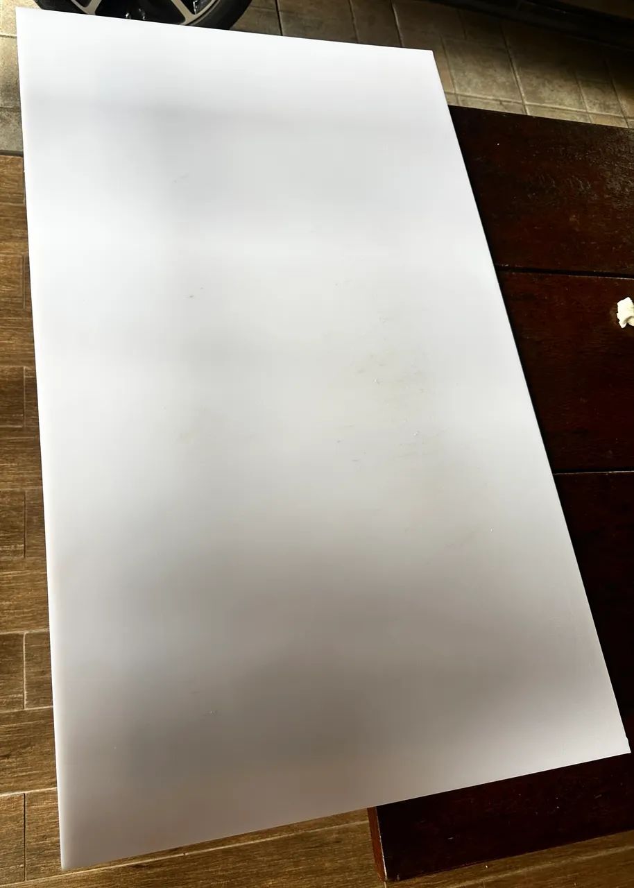 Tábua de corte 120x 60 cm Polietileno ( Semi Nova ) - Foto 2
