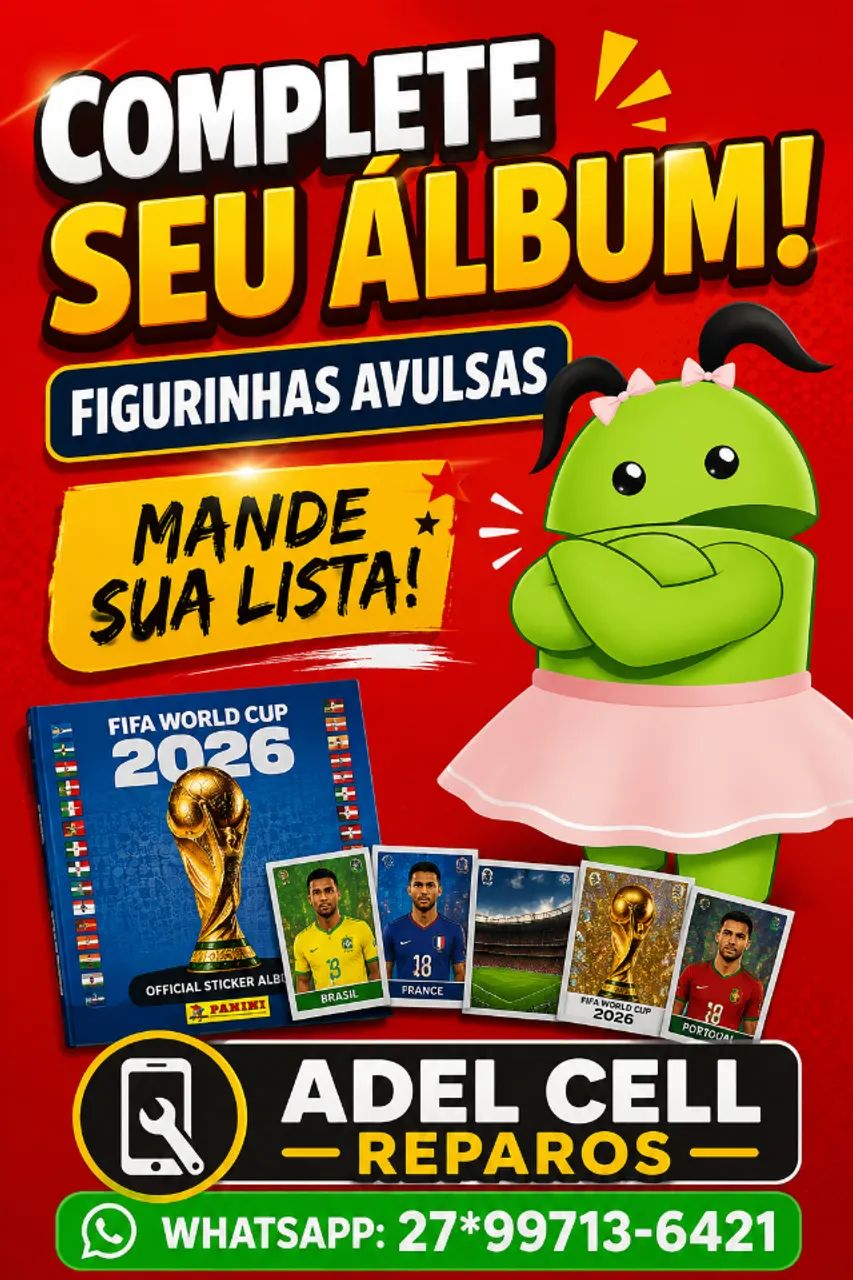 Figurinhas avulsas Copa 2026 complete seu album 