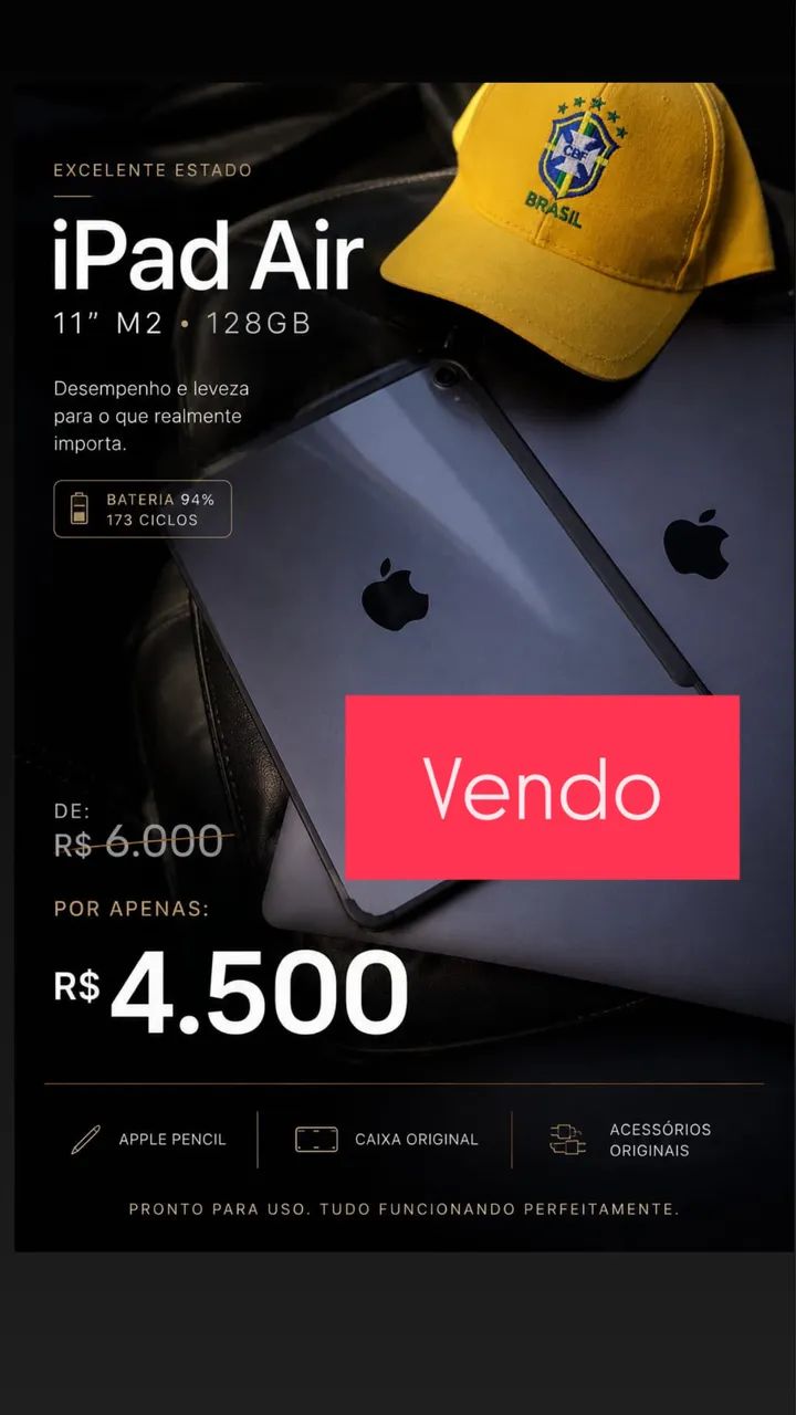 Vendo iPad Air 11" M2 ? 128GB