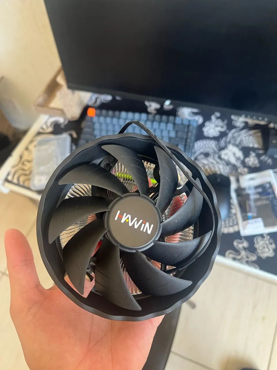 Placa mãe x99 com processador e cooler  - Foto 4