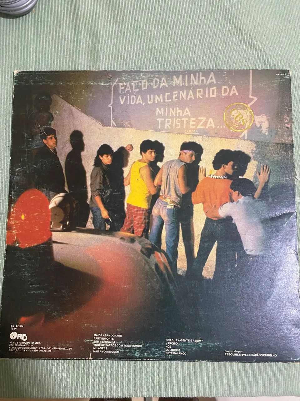 Disco Vinil Barão Vermelho 1984 Autografado  - Foto 2