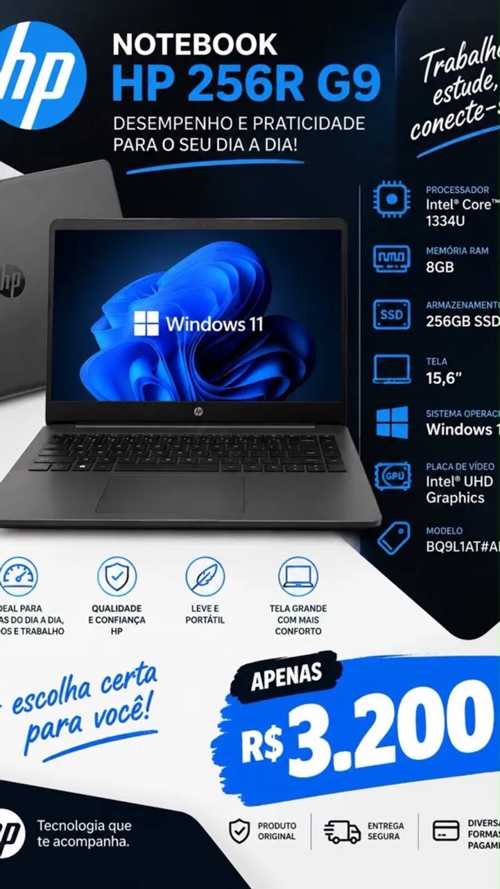 Notebook HP 256R G9