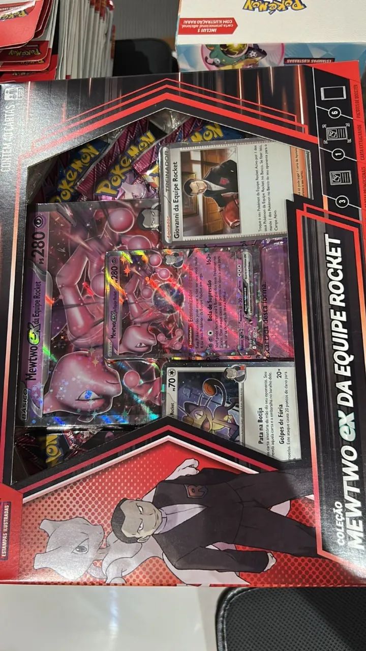 Pokémon - Box - Mewtwo EX da Equipe Rocket