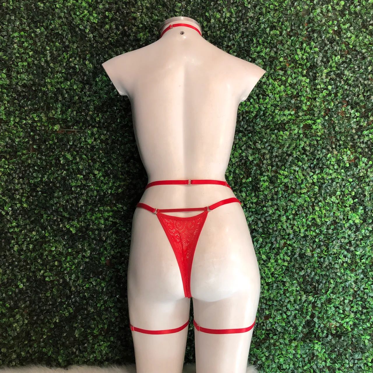 Calcinha com Cloreira e cinta-liga P/PERSONALIZAR - Foto 2