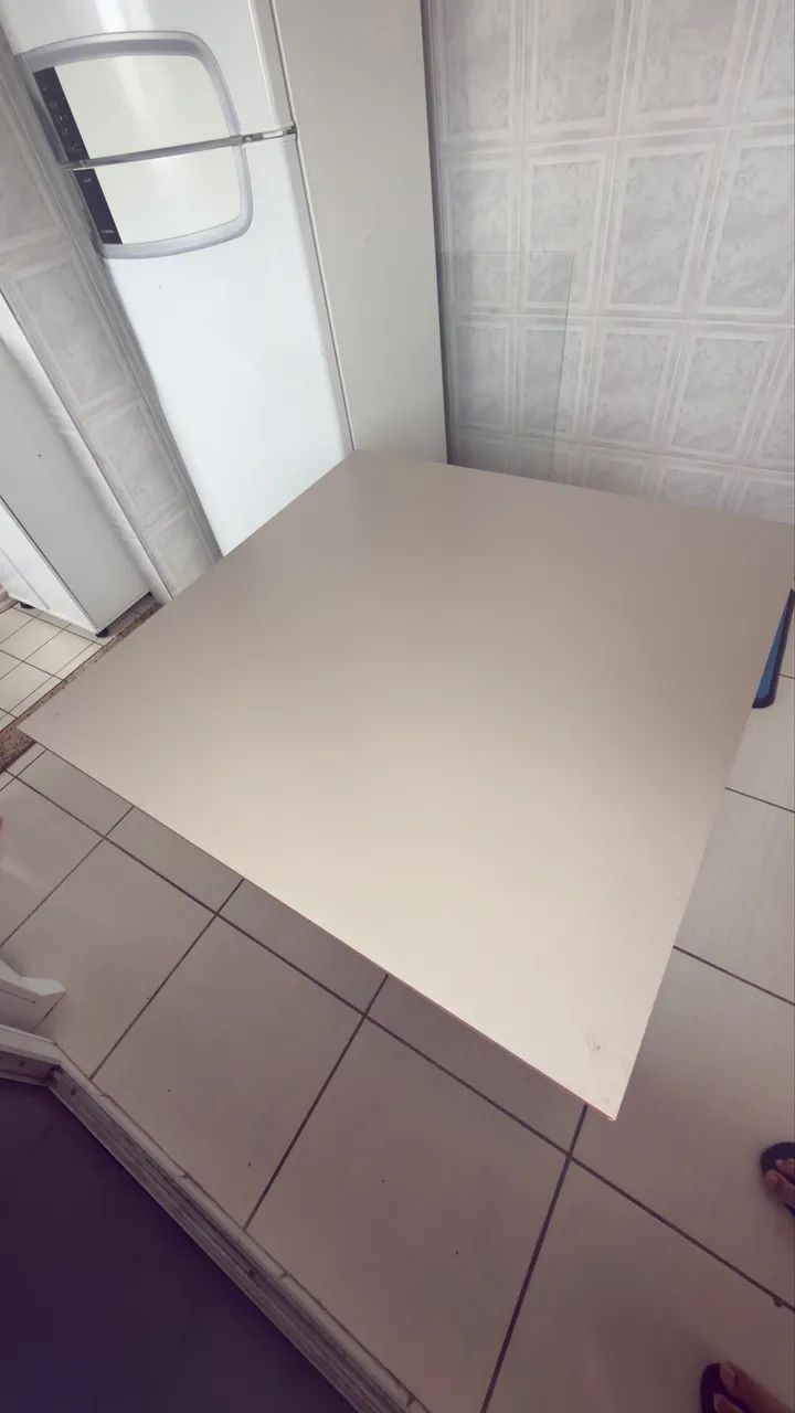 MESA TAMPO VIDRO 4 cadeiras - Foto 3