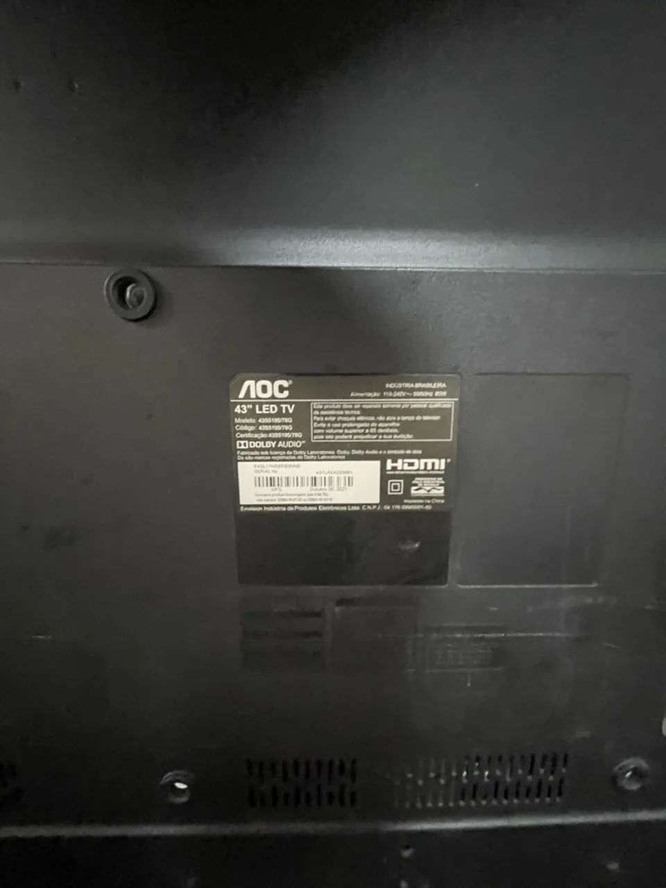 Smarttv aoc roku 43 polegadas  - Foto 3