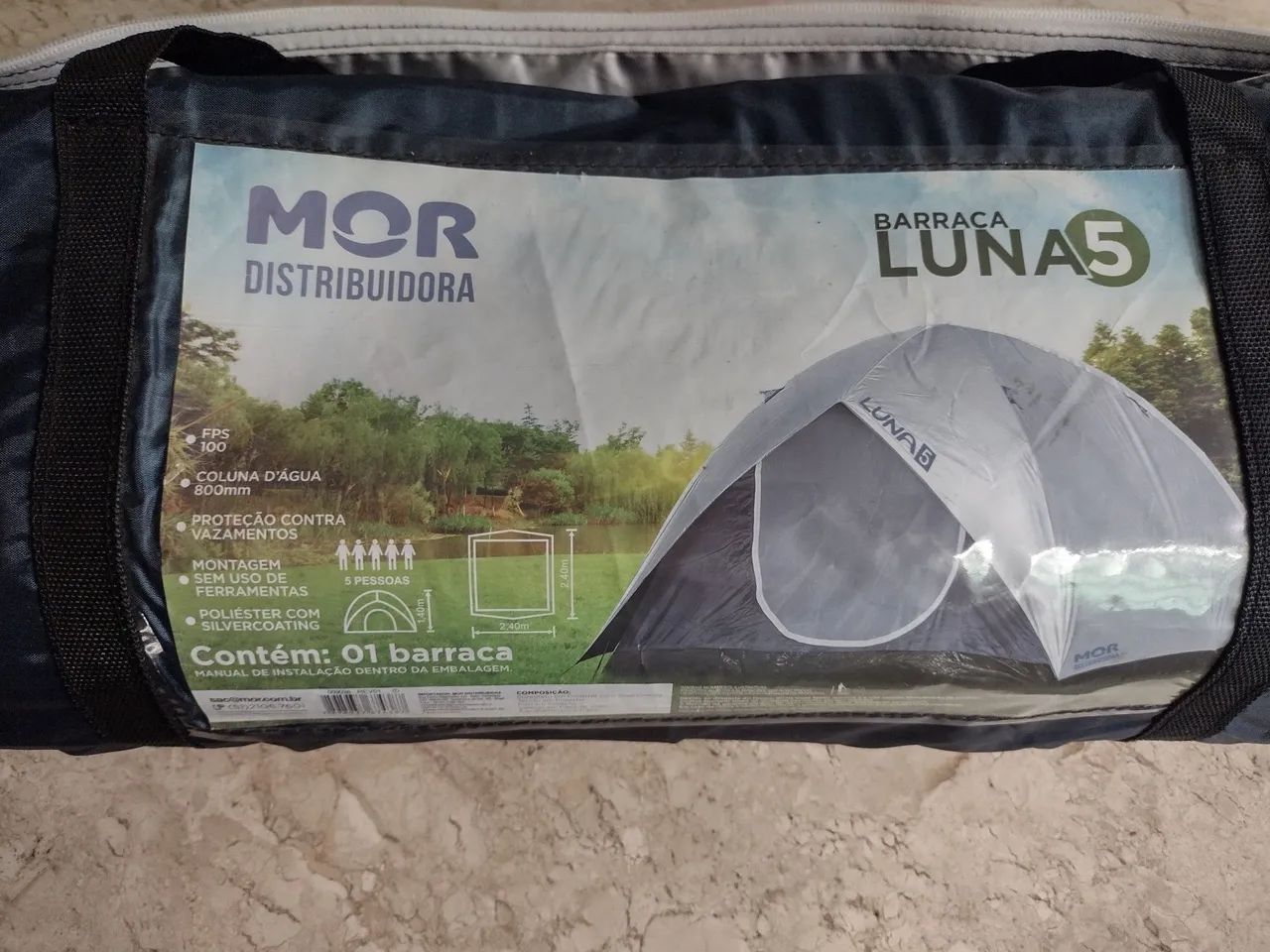 Barraca 5 lugares nova 