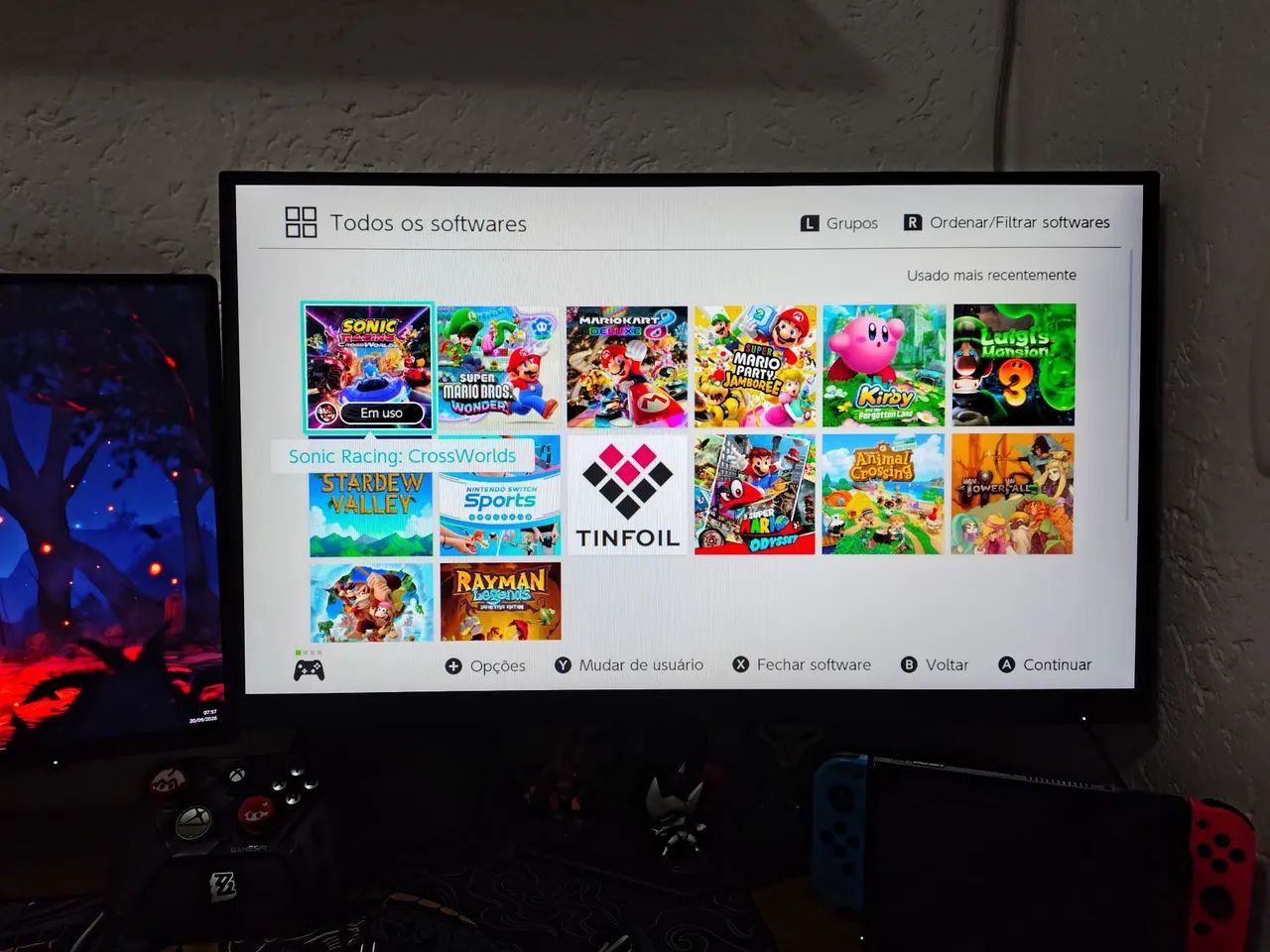 Nintendo Switch OLED Desbloqueado + 64GB + GameSir Nova Lite  - Foto 5