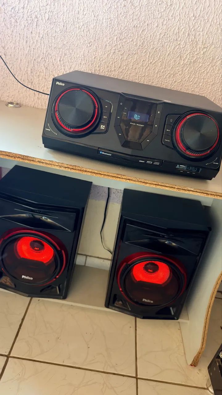 Som caseiro Mini System Philco PHS1900BT 1900W Bluetooth USB MP3 - Foto 5