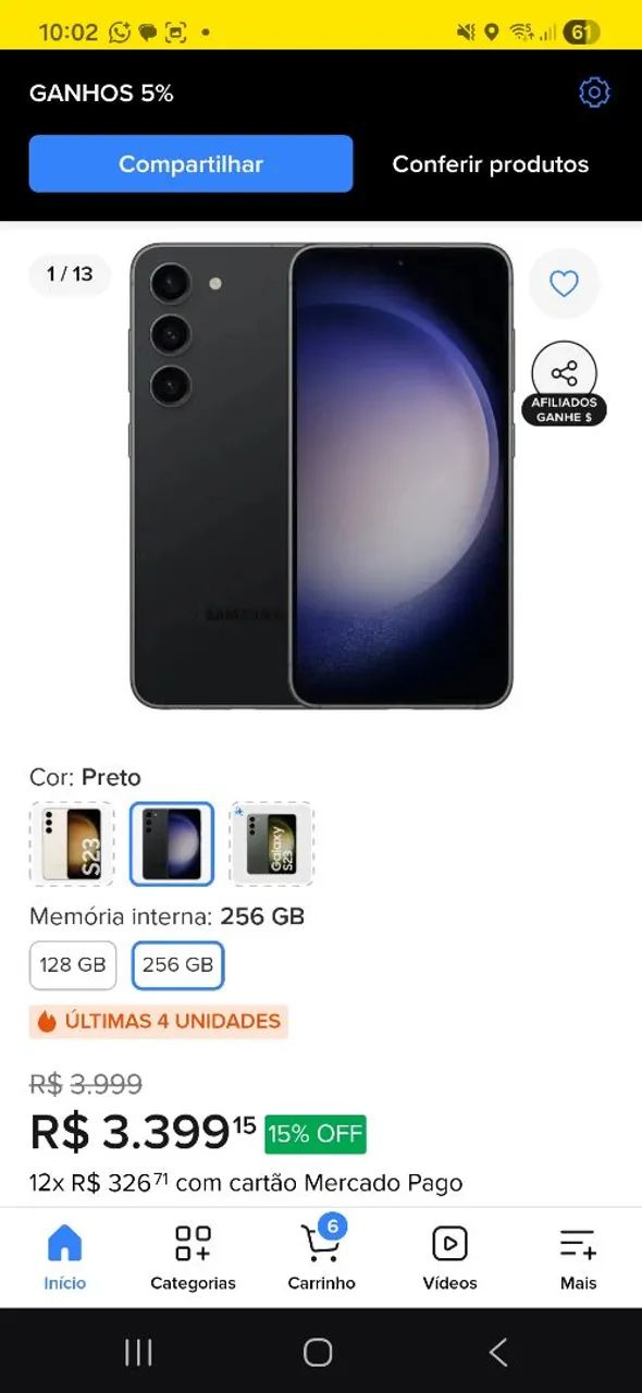 Galaxy S23 256gb e 8gb de RAM - Foto 4