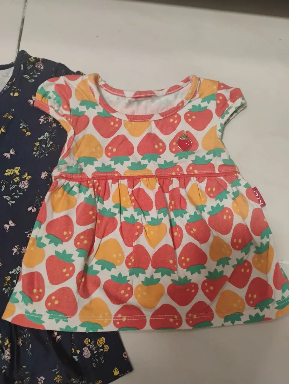 Kit 2 vestidos infantis estampado - bebê. - Foto 2