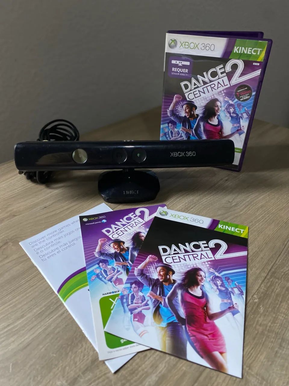 Kinect Xbox 360 + Dance Central 2