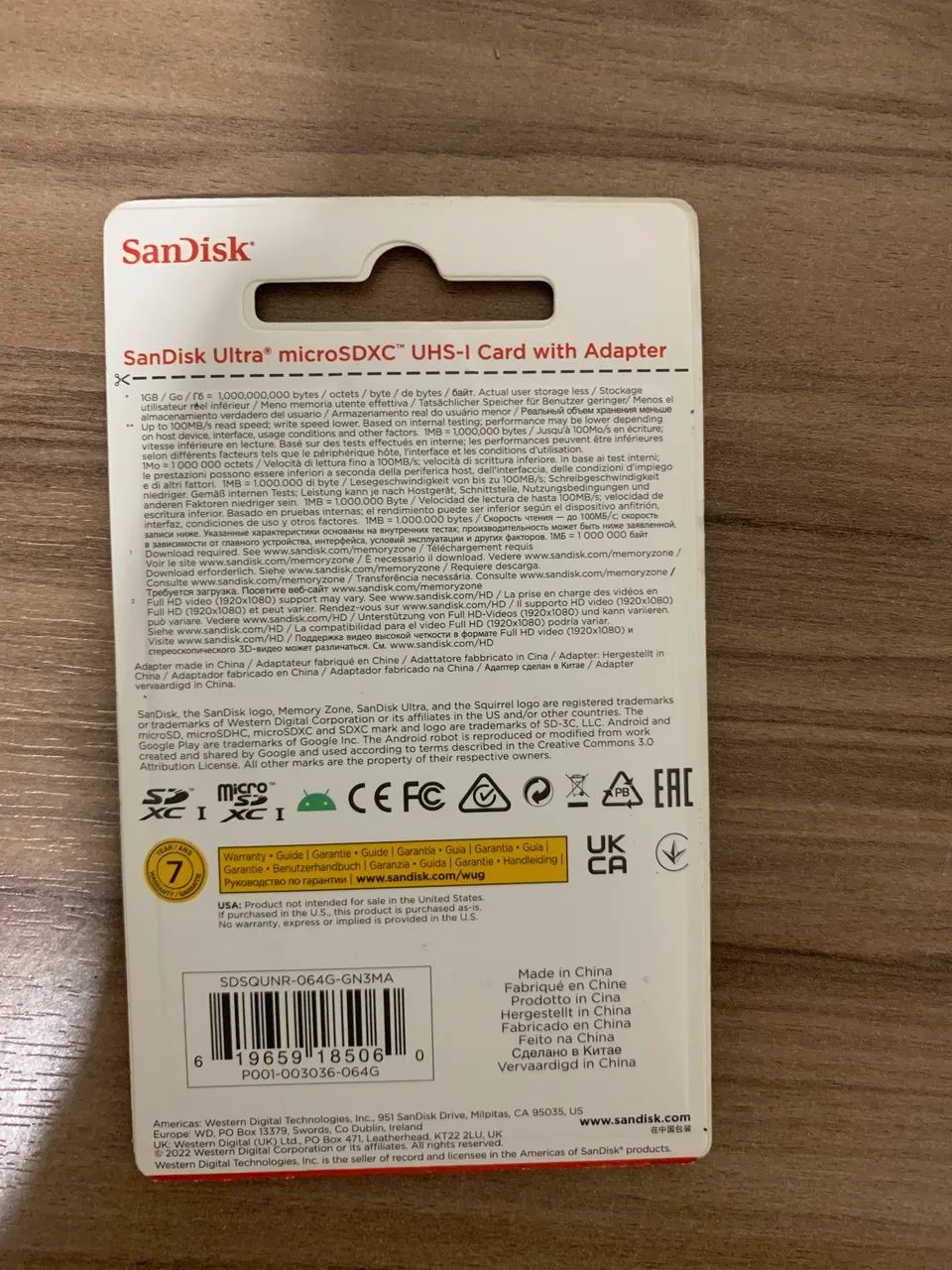 Cartão Memória Sandisk Ultra  64gb 100mb/s - Foto 2