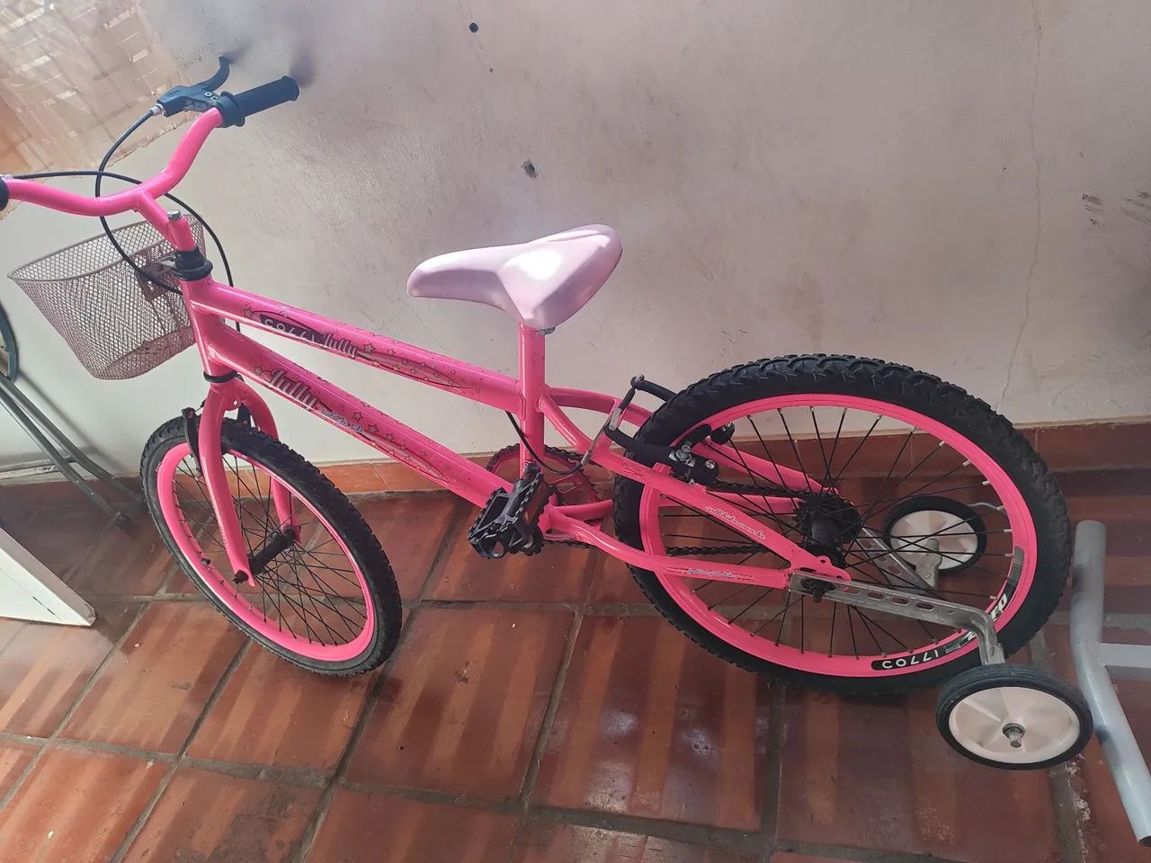 Bicicleta infantil rosa - Foto 2
