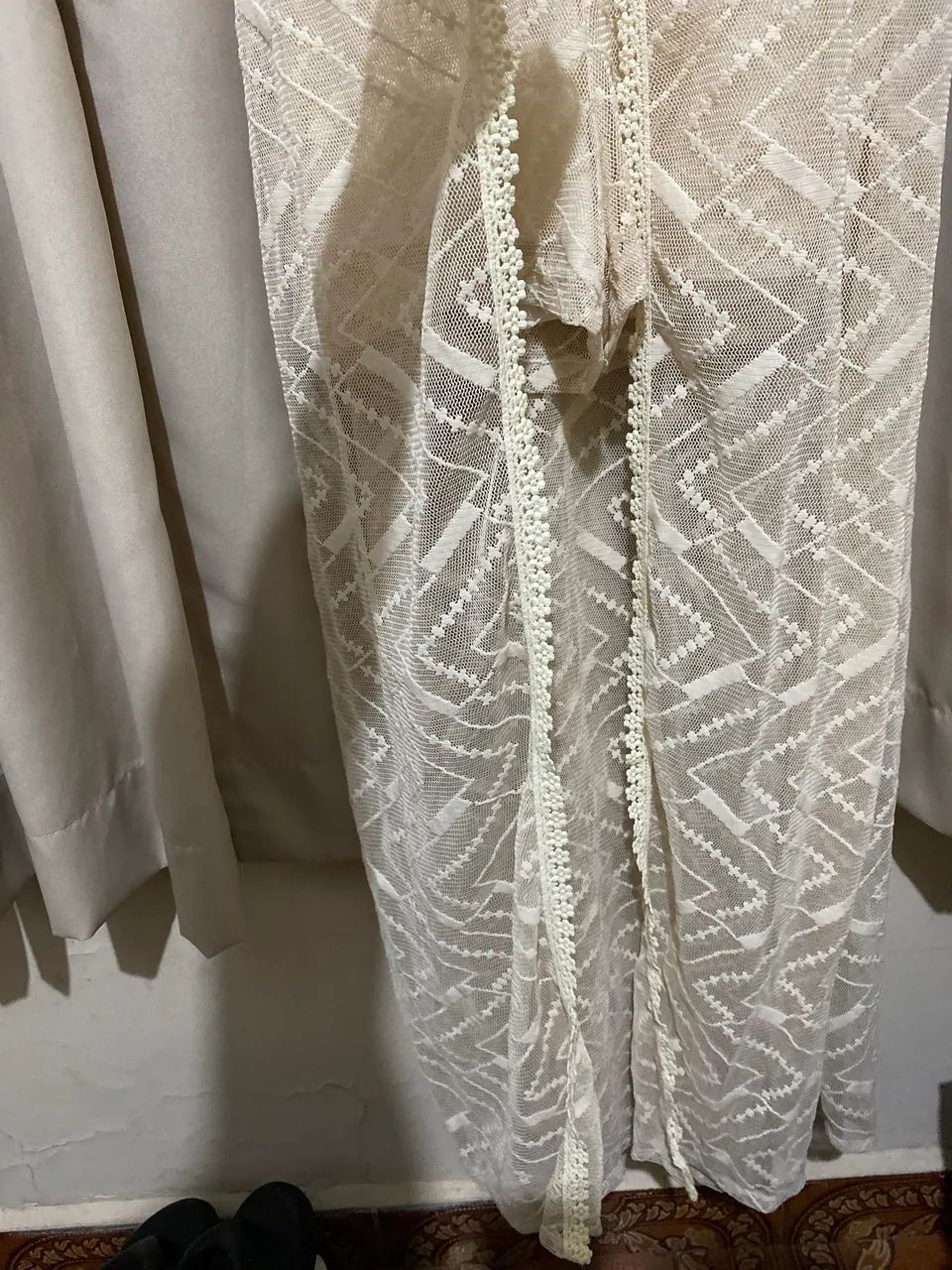 Vestido longo trabalhado e com shorts por dentro - Foto 5