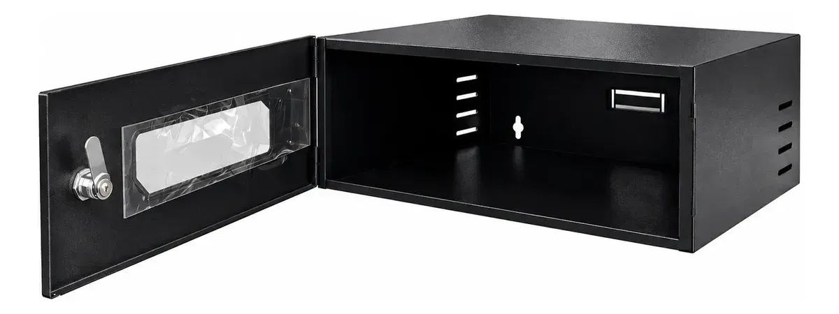 Mini Rack 15 Polegadas Para Organização de Redes e CFTV - Novo! - Foto 3