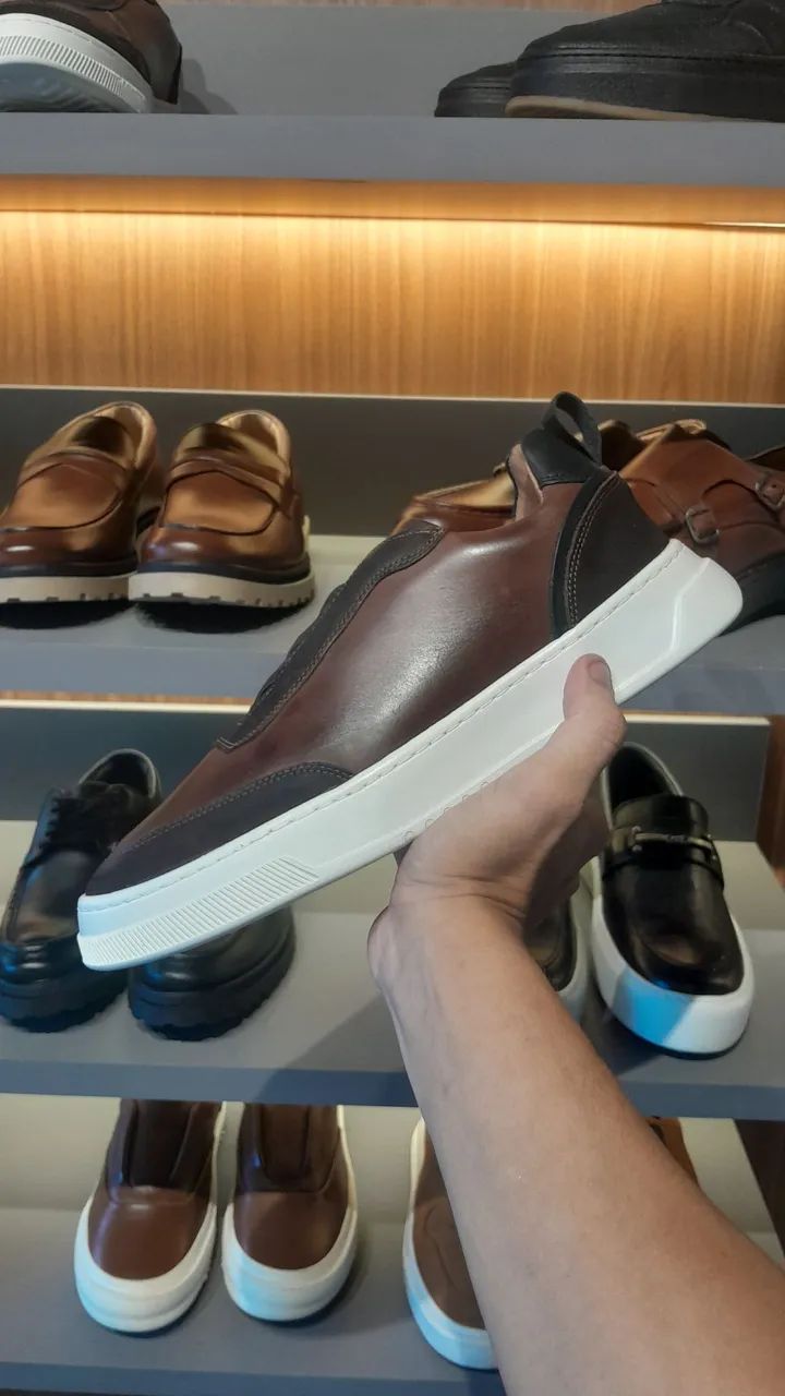 Sapatenis masculino luxo
