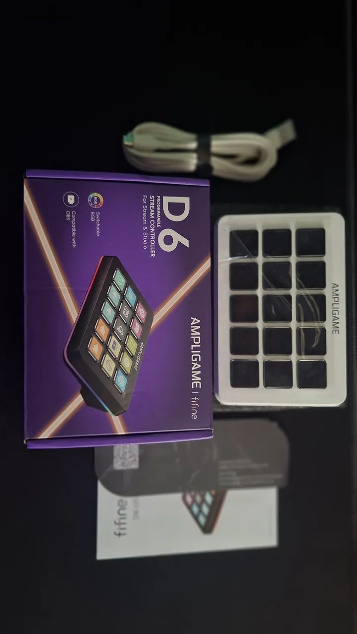 Stream Deck Fifine D6 - Branco - Foto 4