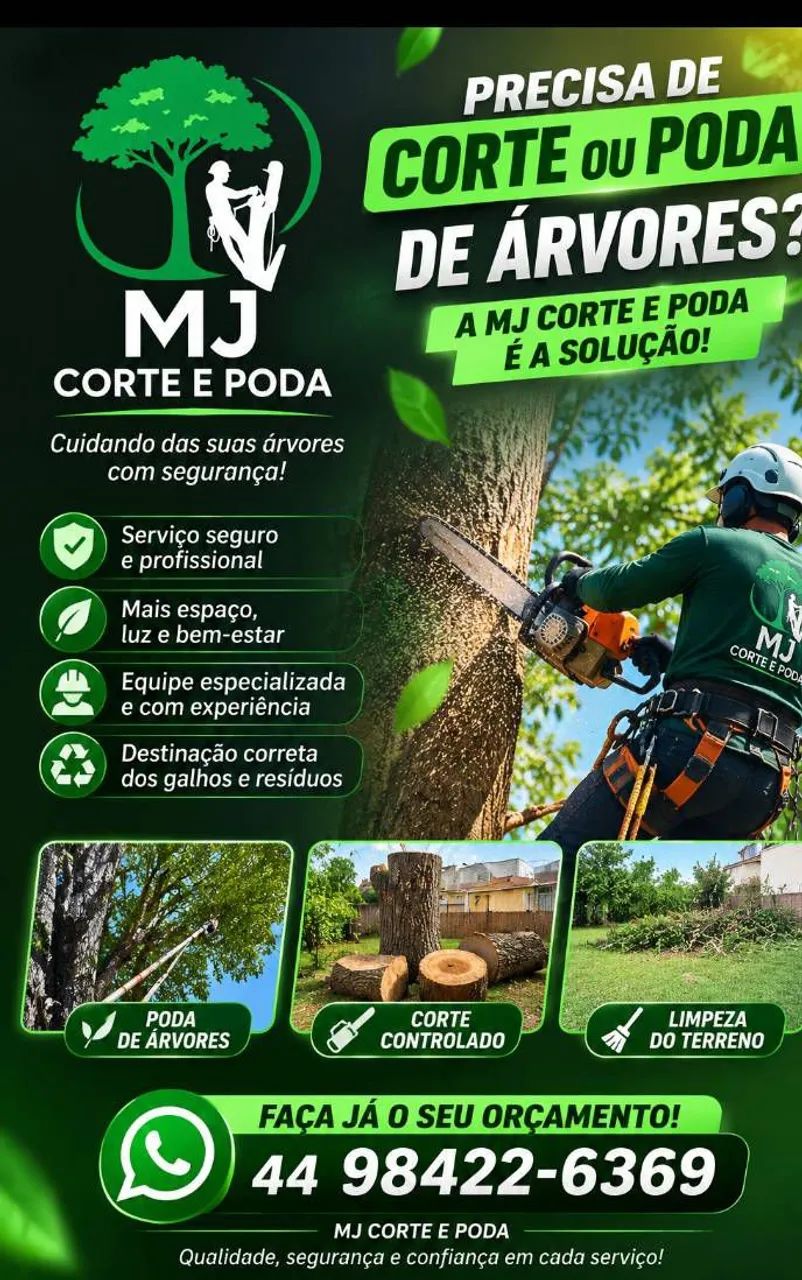 Corte e poda de árvores 