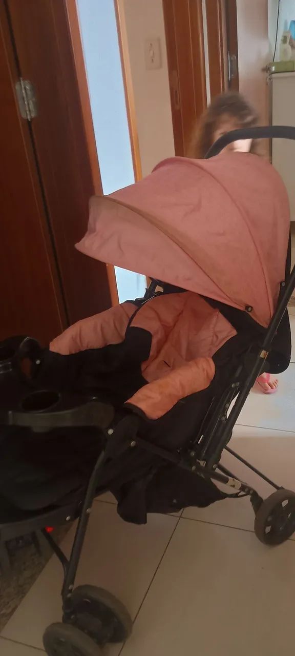 Carrinho rosa bebê  - Foto 2