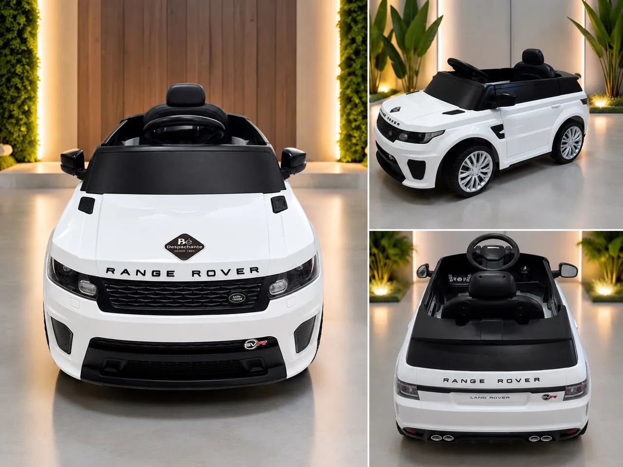 Carrinho elétrico infantil estilo Range Rover 