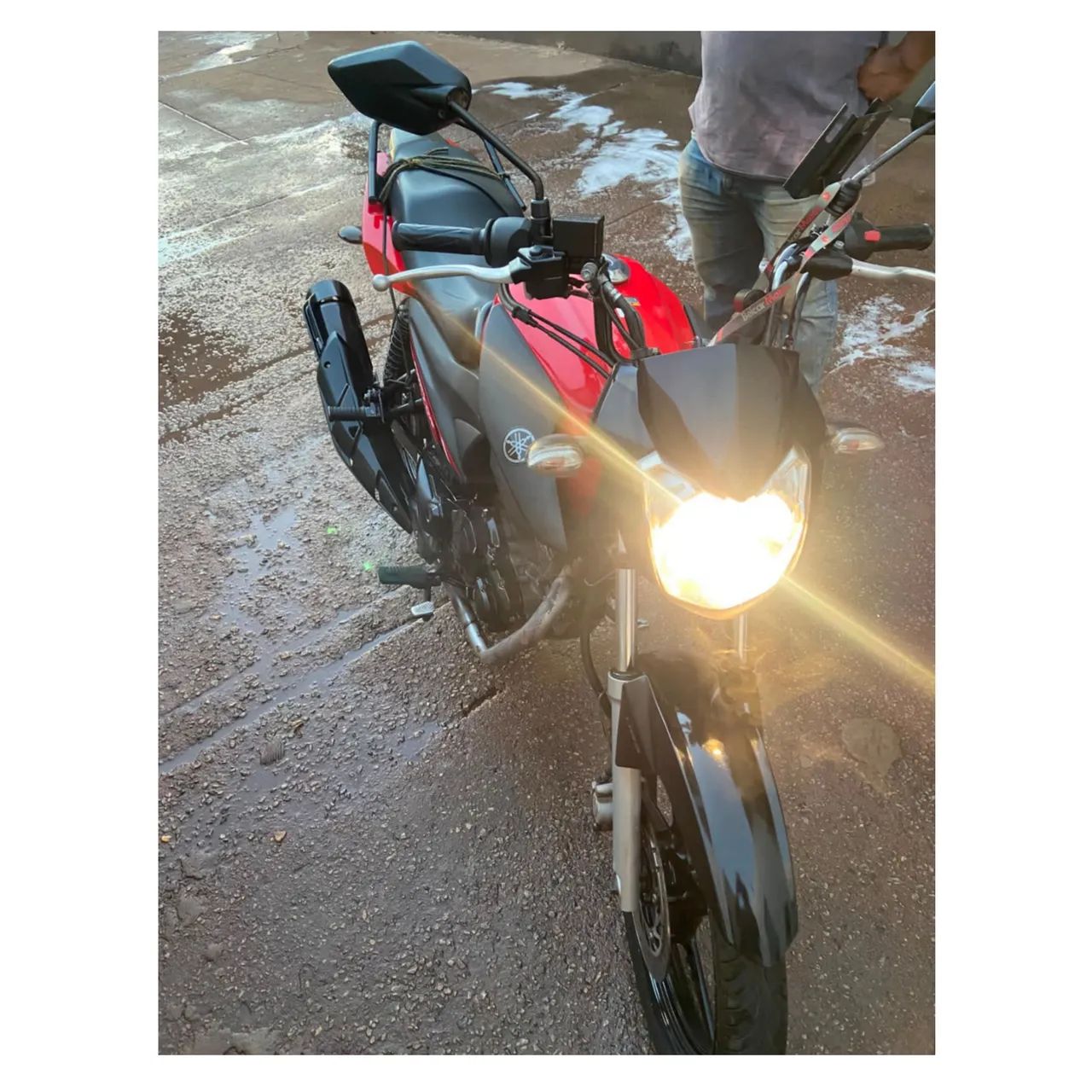YAMAHA FACTOR 150 VERMELHA!!! - Foto 3