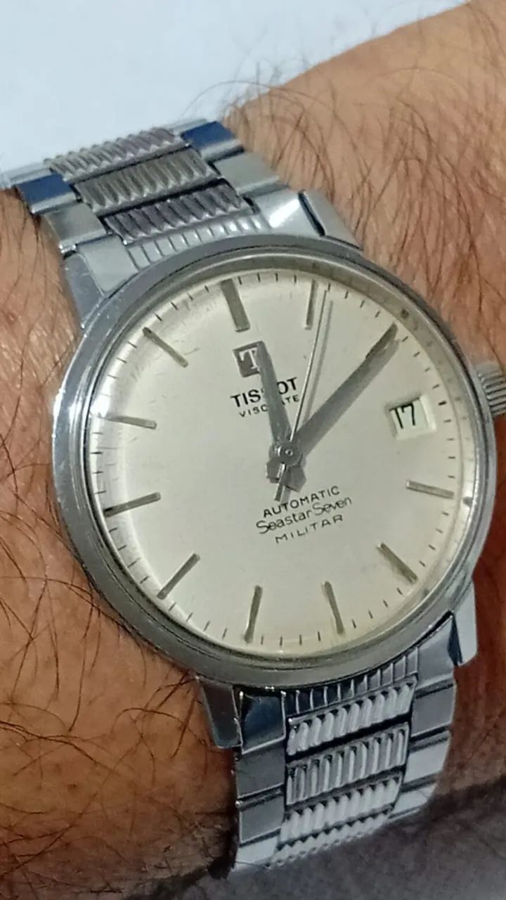 LÍNDO RELÓGIO TISSOT VISODATE SEASTAR SEVEN MILITAR SWISS MADE  . !!! - Foto 4