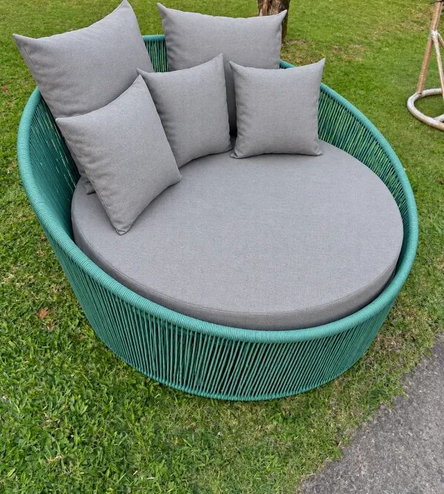 Chaise em corda náutica 