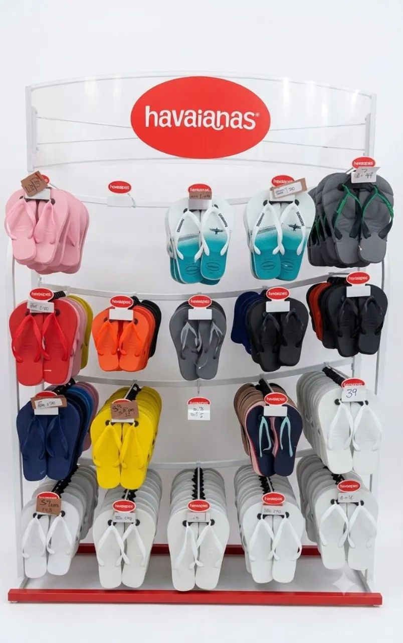 Expositores sandálias havaianas 