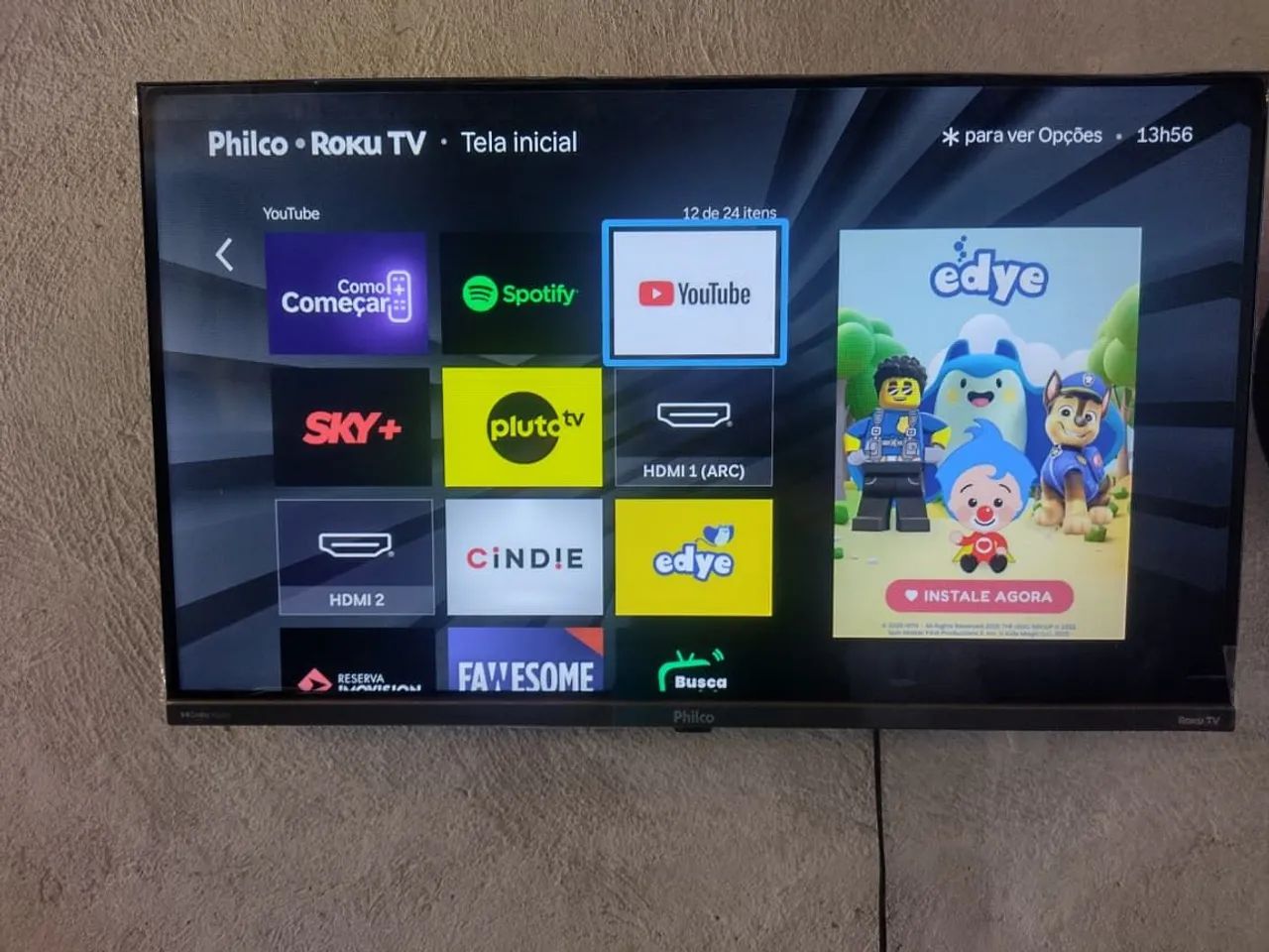 Tv smarth Philco "32" polegadas (Roku tv) - Foto 2