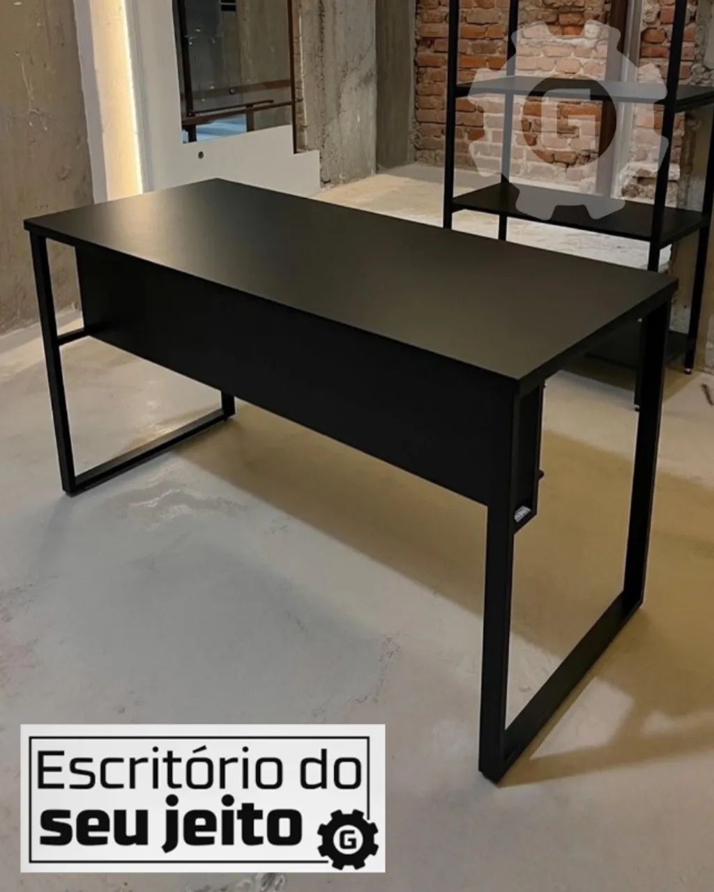 Mesa Industrial 1,1m NOVA Multiuso REFORÇADA para Computador Notebook de Estudo Escritório - Foto 3