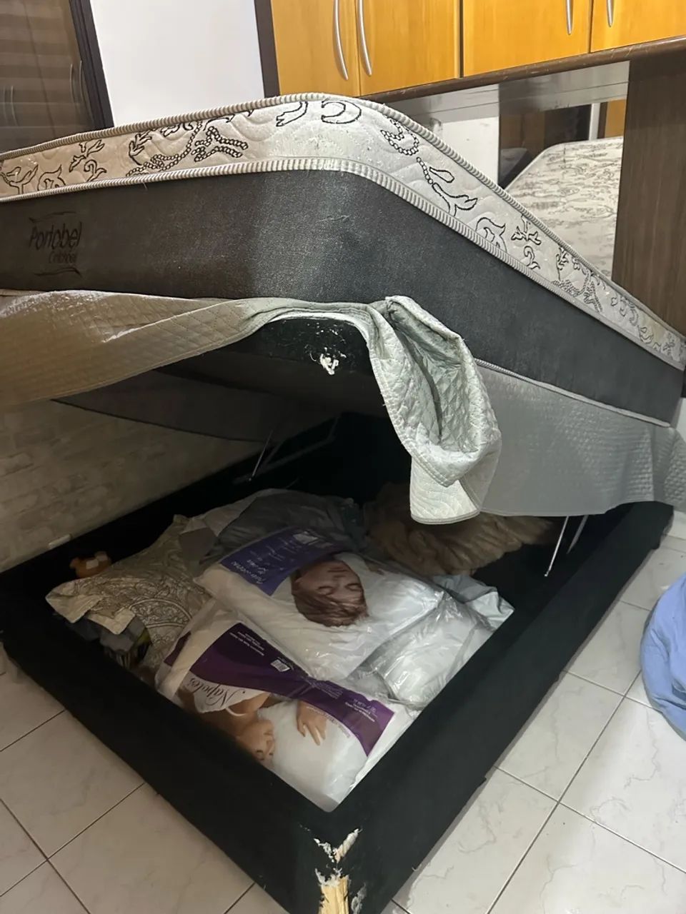 Cama baú + colchão  - Foto 2