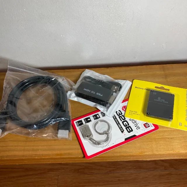 PS2 com sistem O P L e controle novo - Foto 3