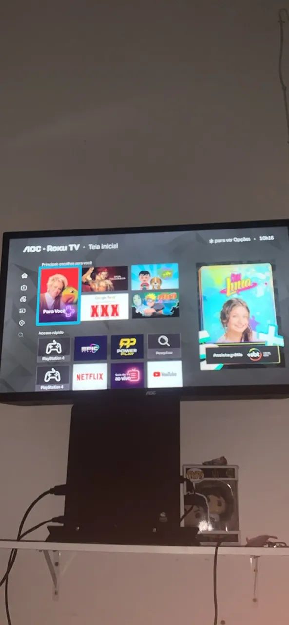 smart tv roku aoc 32 polegadas 