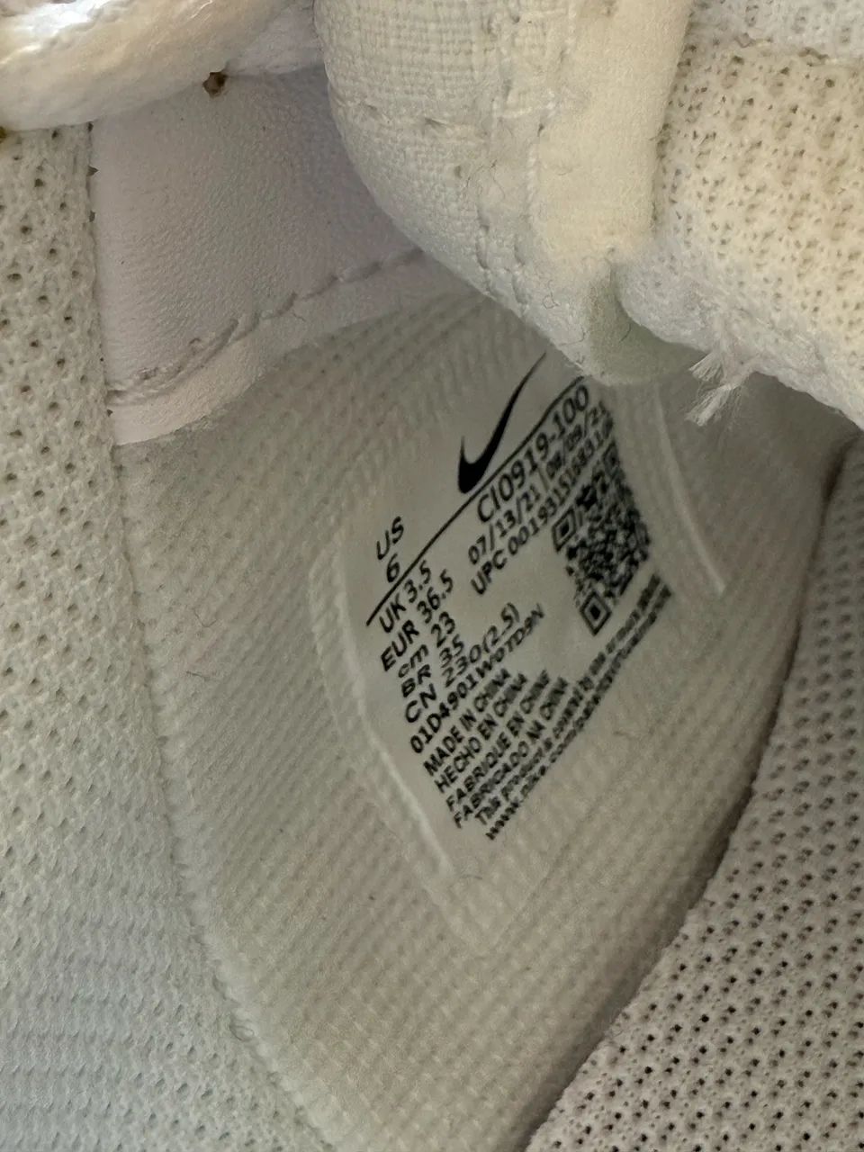 Tênis  orginal Nike Air Force 1 Shadow branco TAM 35 - Foto 3