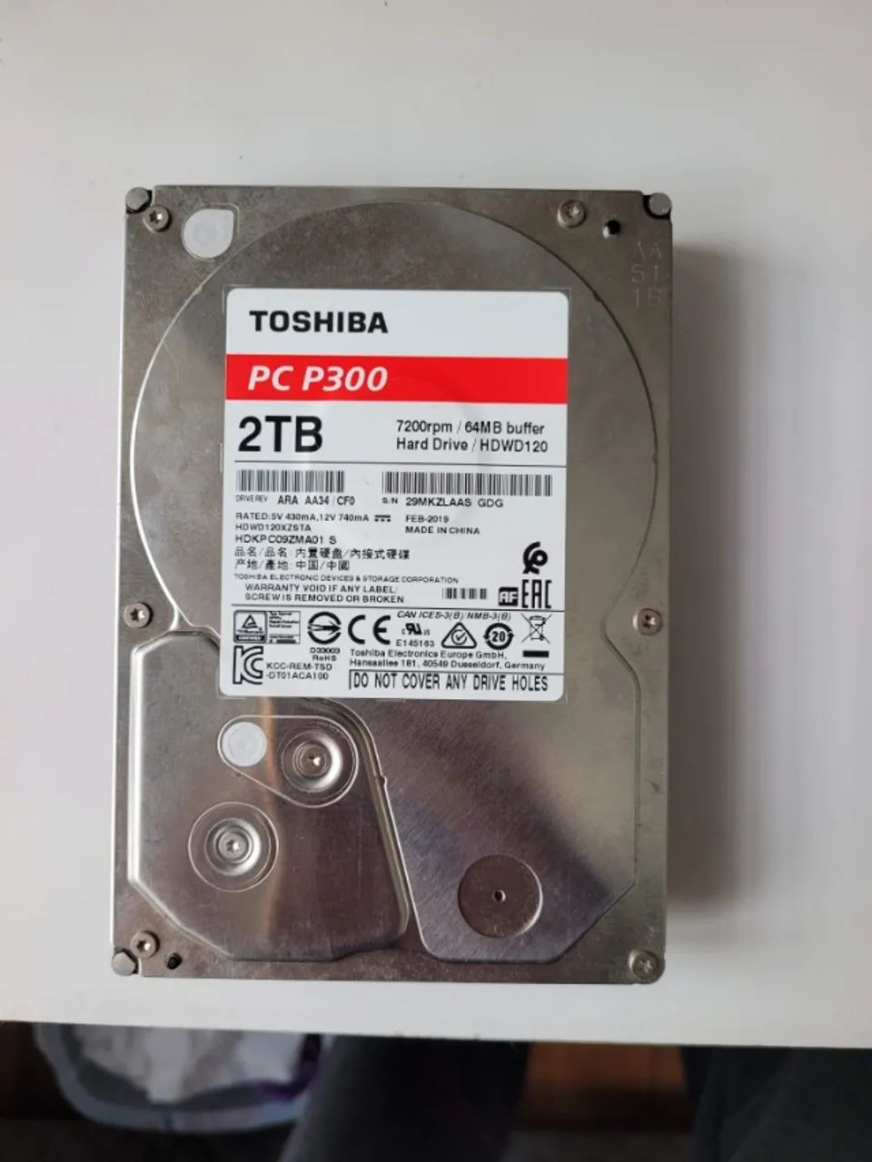 HD TOSHIBA 2TB - Armazenamento - Centro, Pelotas 1493823892 | OLX