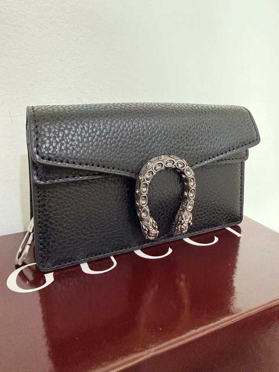 Bolsa Gucci Dionysus Super Mini em Couro - Foto 3