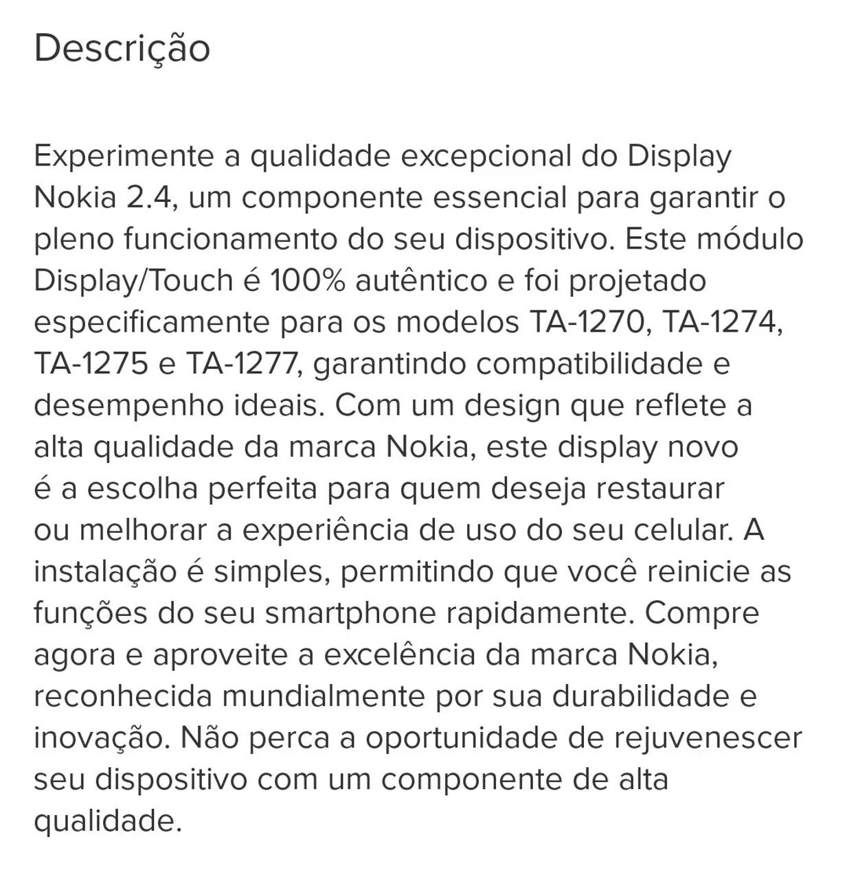 Tela Nova Display Original Nokia 2.4 - Foto 3