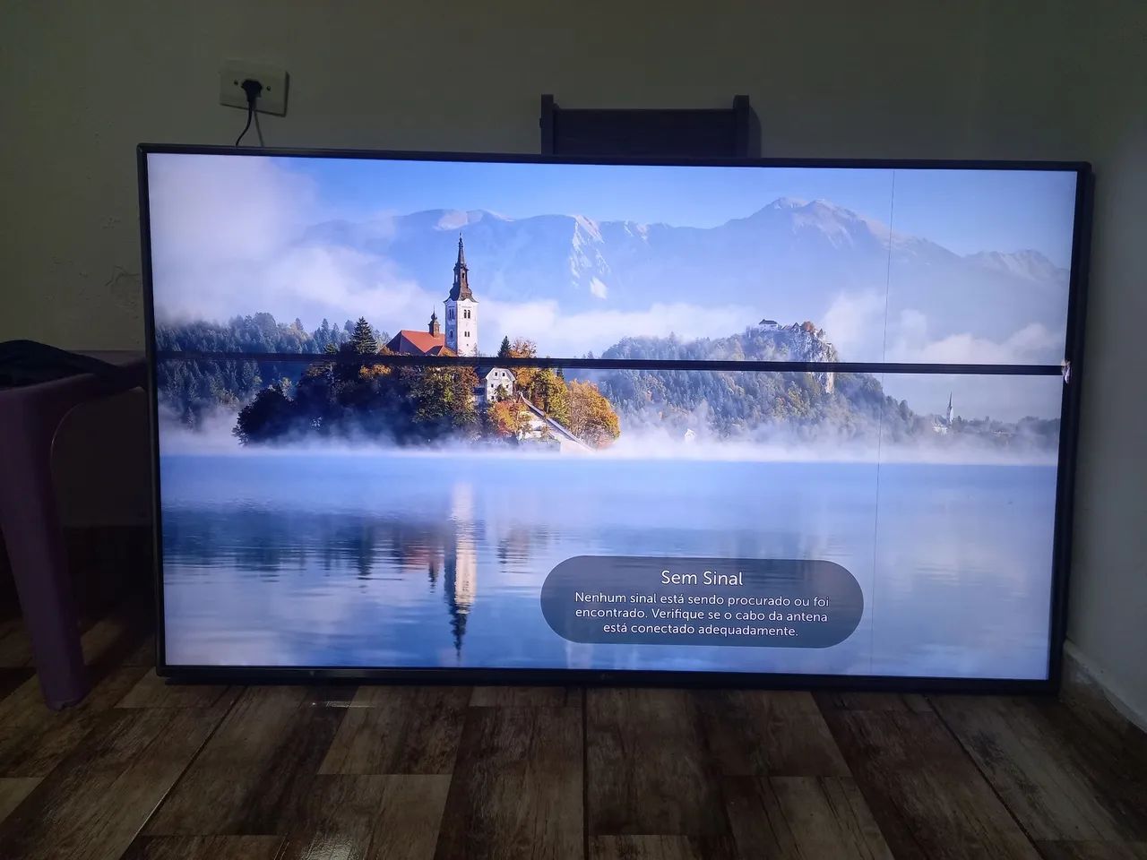 Tv lg 65p com defeito 