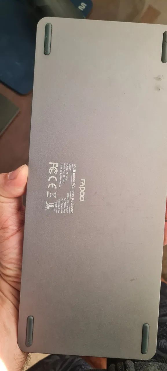Teclado Rapoo ABNT sem fio E9050L - Foto 5