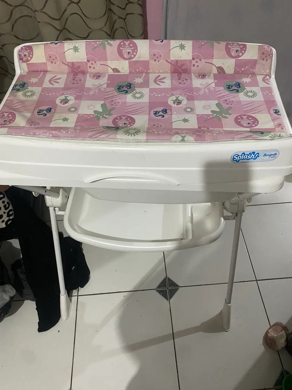 Banheira com trocador 