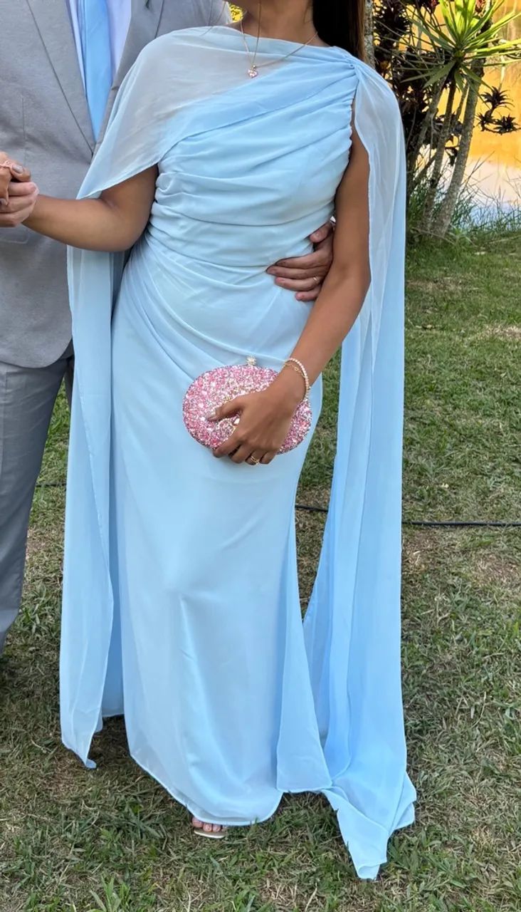 Vestido festa - Azul  - Foto 3