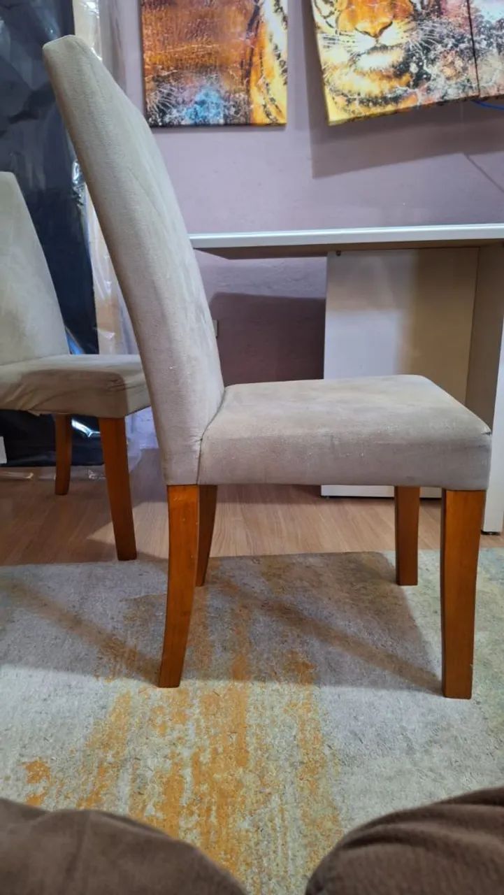 Mesa com 6 cadeiras Usada  - Foto 4
