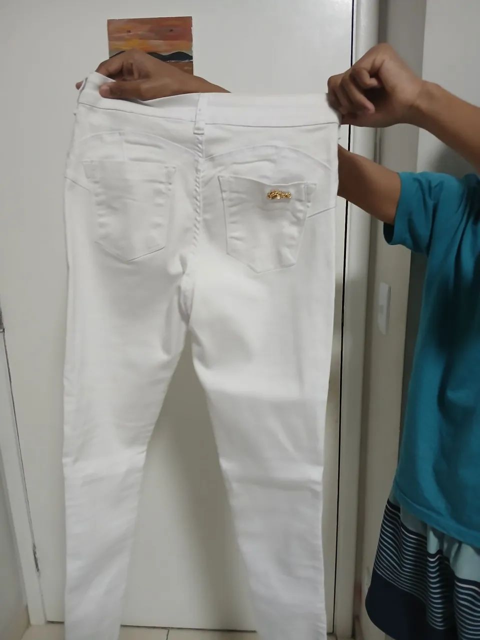 Calça Jeans Branca - Foto 4