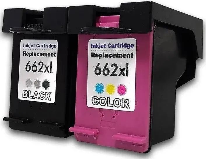 Cartucho 662 preto e 662 Collor 