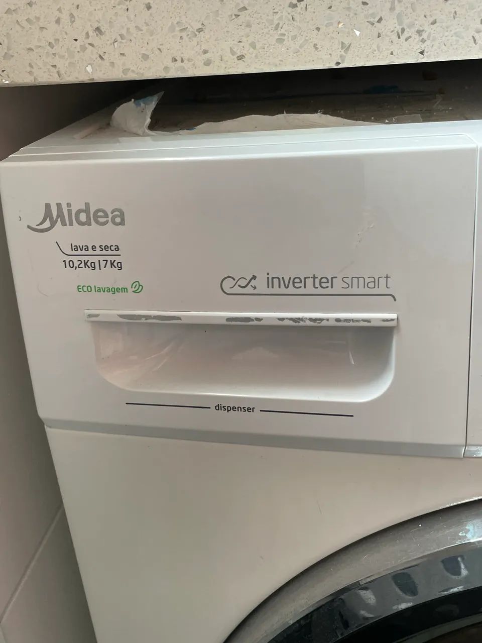 Lava e Seca Midea 10.2kg Inverter Smart 110V - usada, em ótimo estado!  - Foto 3