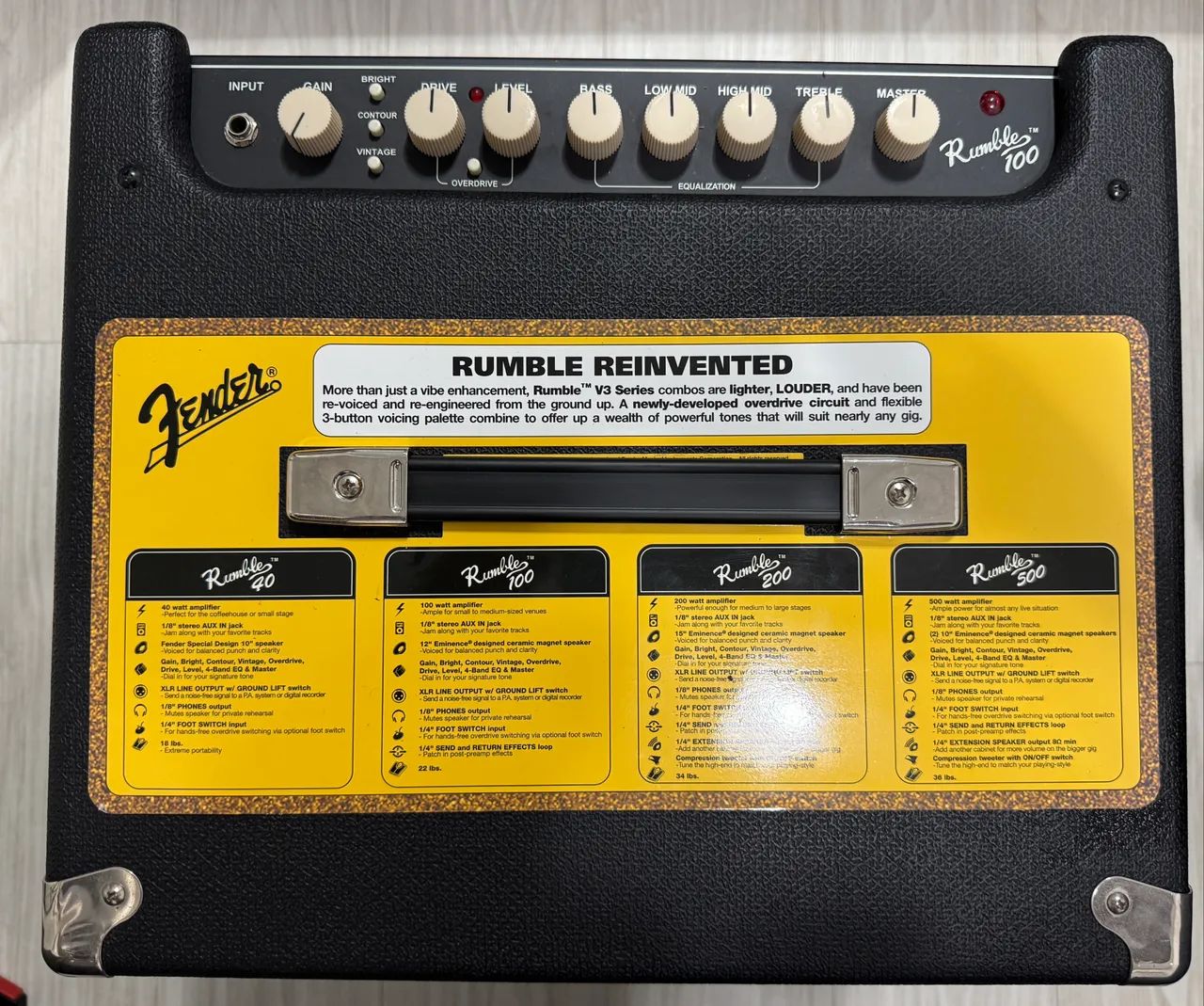 Amplificador Fender Rumble 100 - Foto 3