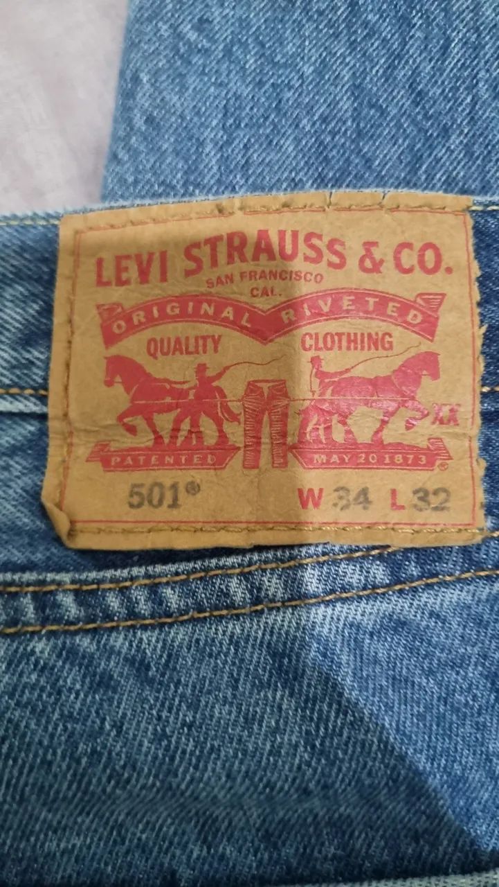 Calça levis 501 - Foto 4
