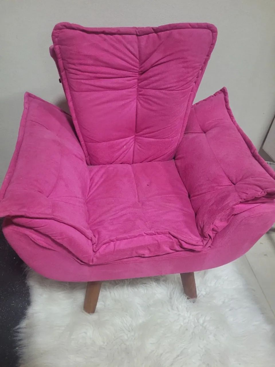 Poltrona rosa infantil  - Foto 3